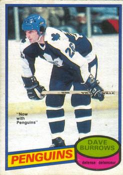 1980-81 O-Pee-Chee #147 Dave Burrows Front