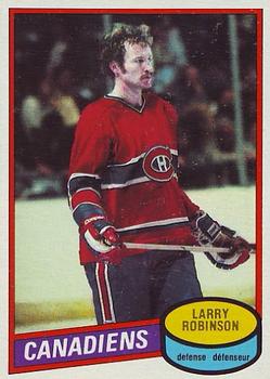 1980-81 O-Pee-Chee #230 Larry Robinson Front