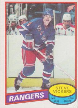 1980-81 O-Pee-Chee #23 Steve Vickers Front