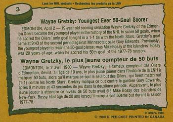 1980-81 O-Pee-Chee #3 Wayne Gretzky Back