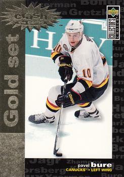 1995-96 Collector's Choice - You Crash the Game Gold Exchange #C1 Pavel Bure Front