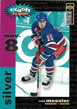 1995-96 Collector's Choice - You Crash the Game Silver #C6 Mark Messier Front