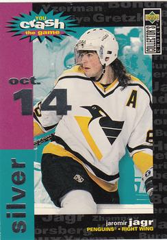 1995-96 Collector's Choice - You Crash the Game Silver #C7 Jaromir Jagr Front