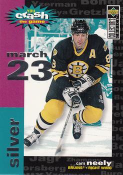 1995-96 Collector's Choice - You Crash the Game Silver #C14 Cam Neely Front