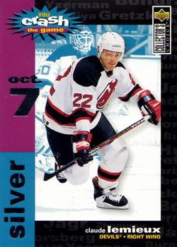 1995-96 Collector's Choice - You Crash the Game Silver #C28 Claude Lemieux Front