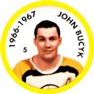 1995-96 Parkhurst 1966-67 - Coins #5 John Bucyk Front