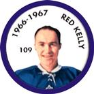 1995-96 Parkhurst 1966-67 - Coins #109 Red Kelly Front