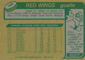 1980-81 Topps #125 Jim Rutherford Back