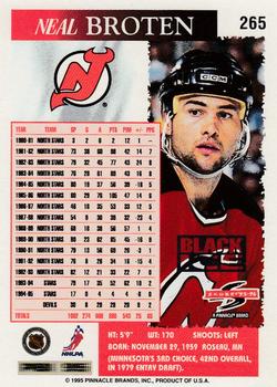 1995-96 Score - Black Ice #265 Neal Broten Back