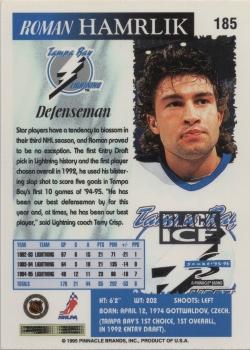 1995-96 Score - Black Ice Artist's Proofs #185 Roman Hamrlik Back