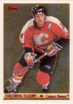 1995-96 Topps - Canadian Gold #6CG Theoren Fleury Front