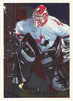 1995-96 Topps - Canadian World Juniors #2CJ Jamie Storr Front