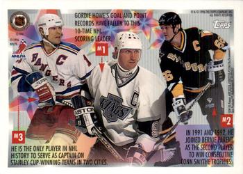 1995-96 Topps - Mystery Finest Refractors #M1 Wayne Gretzky Back