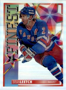 1995-96 Topps - Mystery Finest Refractors #M16 Brian Leetch Front