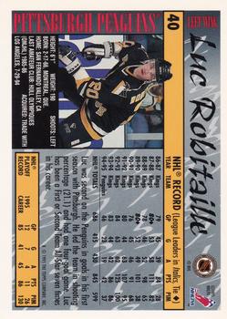 1995-96 Topps - O-Pee-Chee #40 Luc Robitaille Back