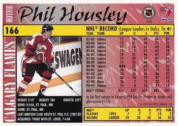 1995-96 Topps - O-Pee-Chee #166 Phil Housley Back