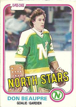 1981-82 O-Pee-Chee #159 Don Beaupre Front