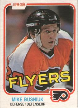 1981-82 O-Pee-Chee #249 Mike Busniuk Front