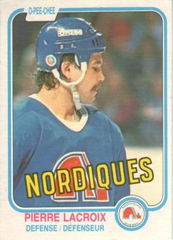 1981-82 O-Pee-Chee #278 Pierre Lacroix Front