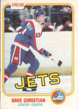 1981-82 O-Pee-Chee #359 Dave Christian Front
