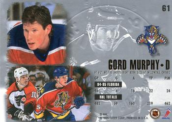 1995-96 Ultra - Gold Medallion #61 Gord Murphy Back
