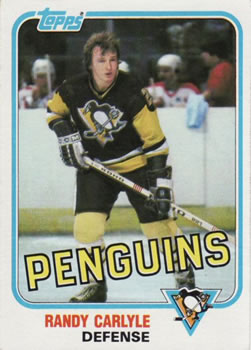 1981-82 Topps #E112 Randy Carlyle Front