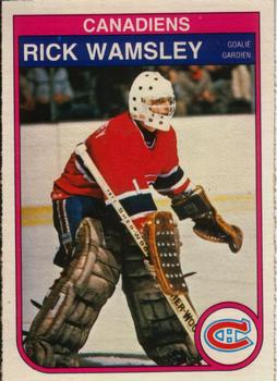 1982-83 O-Pee-Chee #195 Rick Wamsley Front