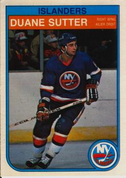 1982-83 O-Pee-Chee #212 Duane Sutter Front