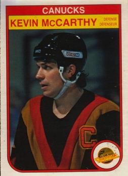 1982-83 O-Pee-Chee #351 Kevin McCarthy Front