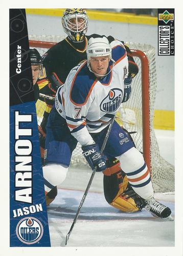 1996-97 Collector's Choice - Jumbos 4x6 (Bi-Way) #3 Jason Arnott Front