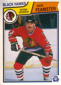 1983-84 O-Pee-Chee #100 Dave Feamster Front