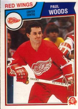 1983-84 O-Pee-Chee #133 Paul Woods Front