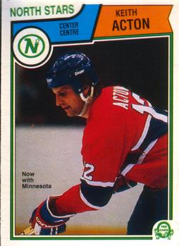 1983-84 O-Pee-Chee #184 Keith Acton Front