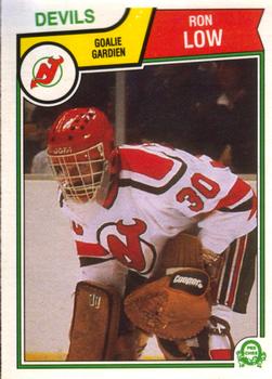 1983-84 O-Pee-Chee #233 Ron Low Front
