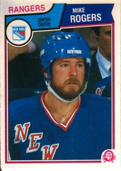 1983-84 O-Pee-Chee #254 Mike Rogers Front