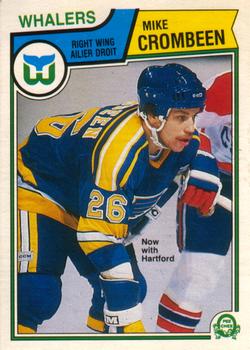 1983-84 O-Pee-Chee #312 Mike Crombeen Front