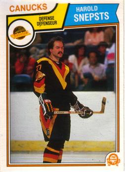 1983-84 O-Pee-Chee #360 Harold Snepsts Front