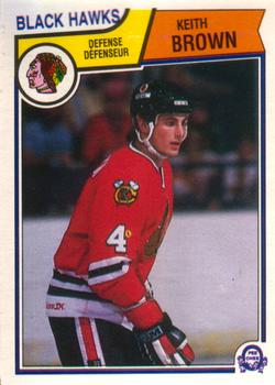 1983-84 O-Pee-Chee #98 Keith Brown Front