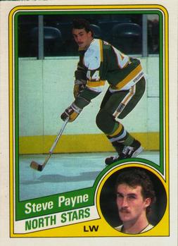 1984-85 O-Pee-Chee #106 Steve Payne Front