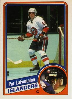 1984-85 O-Pee-Chee #129 Pat LaFontaine Front