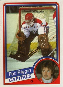 1984-85 O-Pee-Chee #205 Pat Riggin Front