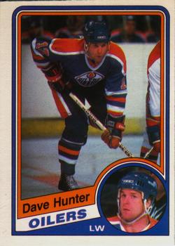 1984-85 O-Pee-Chee #246 Dave Hunter Front