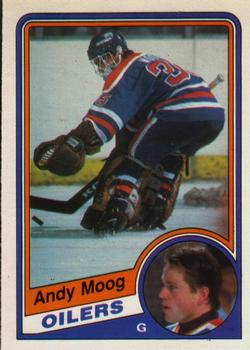 1984-85 O-Pee-Chee #255 Andy Moog Front
