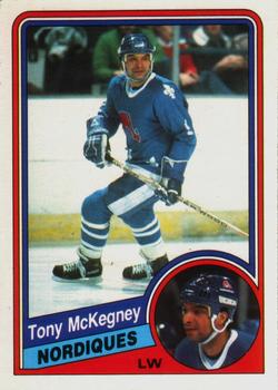 1984-85 O-Pee-Chee #283 Tony McKegney Front