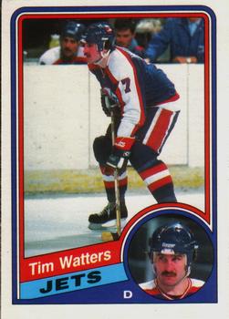 1984-85 O-Pee-Chee #350 Tim Watters Front