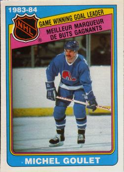 1984-85 O-Pee-Chee #384 Michel Goulet Front