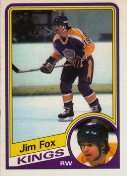 1984-85 O-Pee-Chee #84 Jim Fox Front
