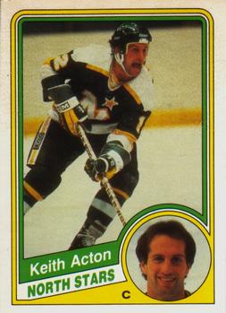1984-85 O-Pee-Chee #93 Keith Acton Front