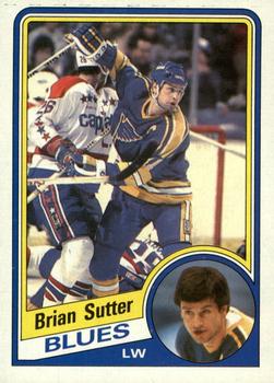 1984-85 Topps #135 Brian Sutter Front