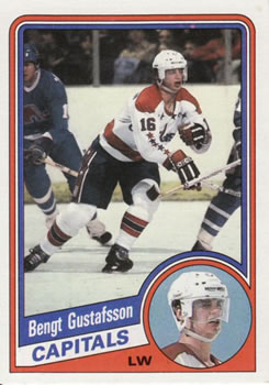 1984-85 Topps #144 Bengt Gustafsson Front